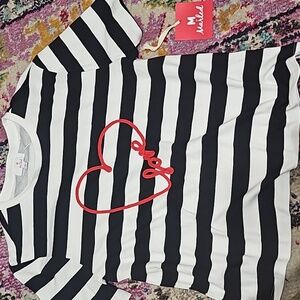 NWT M by Marled Stripe Tee